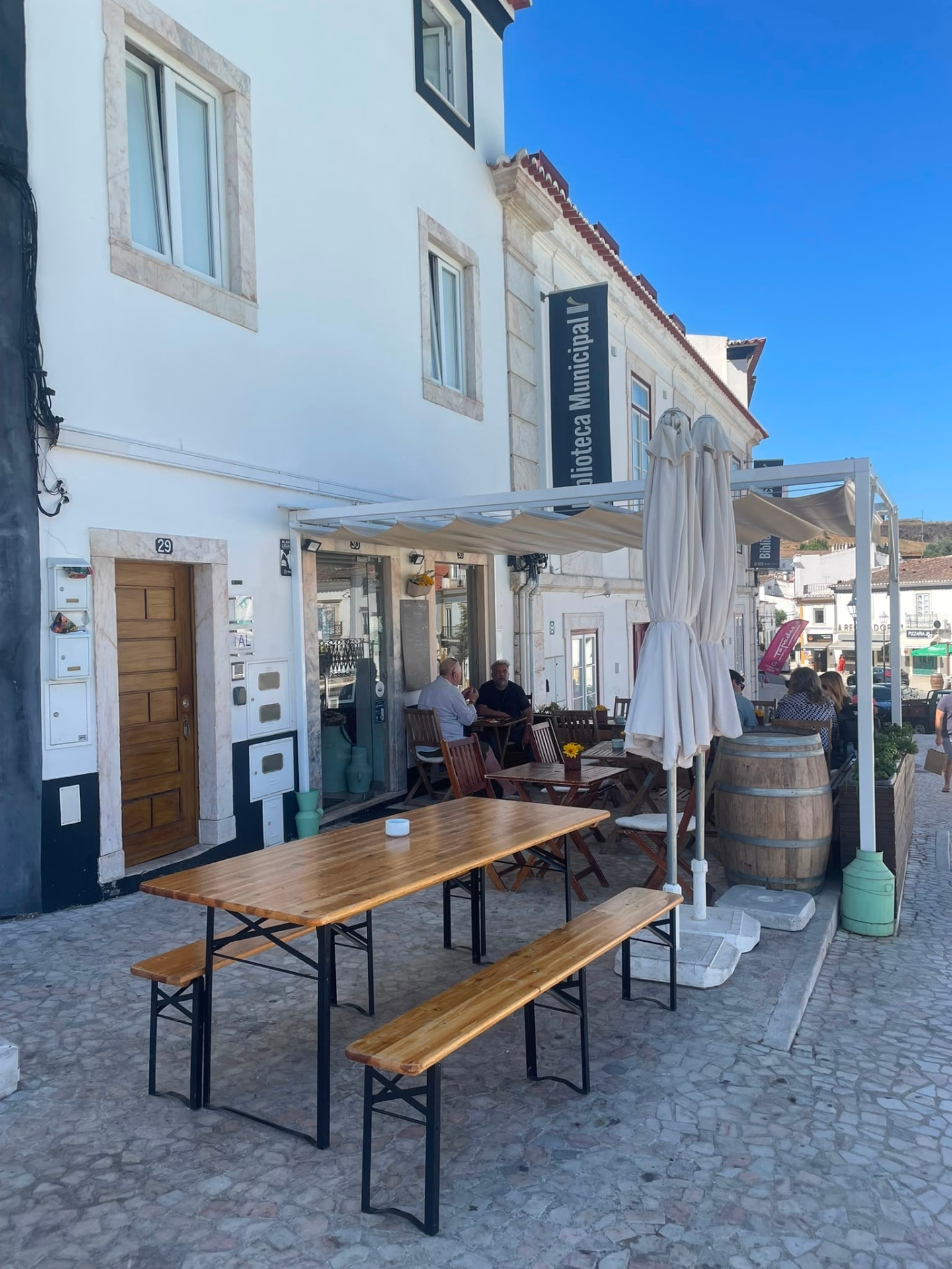 Esplanada do Sabores das Maltezas em Estremoz
